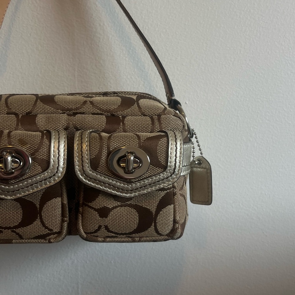 Y2K Coach Rare Double Turnlock legacy mini bag